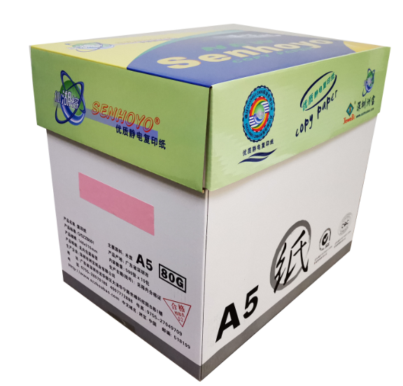 仙湖榕 A5 80G 彩色复印纸  500张*10包/箱 单位：包